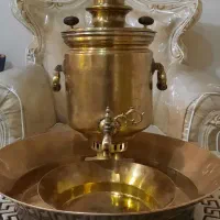 سماور ذغالی ۶ لیتری اصل روس کلکسیونی