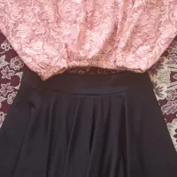 بلوز گیپور و دامن