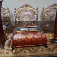 ست خارجی گلدان جاشمعی شکلات خوری