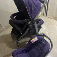 فروش یکدستگاه کالسکه کودک و کریر خارجی