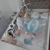 روتختی نوزادی کاملا نو آویز موزیکال تخت