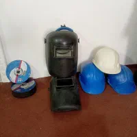 کلاه ایمینی ماسک جوشکاری صفحه برش آهن صفحه
