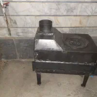 بخاری هیزومی دست ساز. ورق گلفت