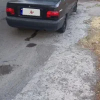 پراید مدل ۸۵ فرمان هیدرولیک سرمه ای رنگ دور رنگ