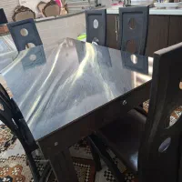 فروش میز نهار خوری ۶ نفره و ۶ صندلی