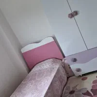 فروش فوری تخت نوجوان وکمدو شلف (جاعروسکی) و دراور