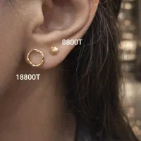 گوشواره  میخی طلا فقط از 6500