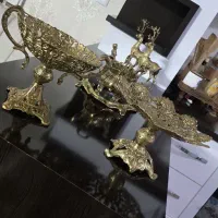 ظرف برنجی میوه خوری آجیل خوری