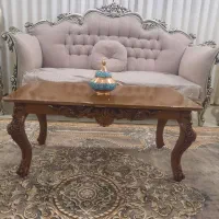 میز جلو مبل چوبی