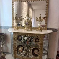 آینه و کنسول ۱۳۰ سانت برنز اصل