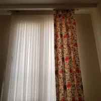 رویه پرده کتان و تور