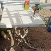 میز پلاستیکی فست فودی تاشو و ثابت