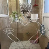 پایه گلدان فلزی بزرگ