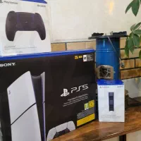 ps5 اسلیم یکترا دو دسته و پایه شارژر اورجینال