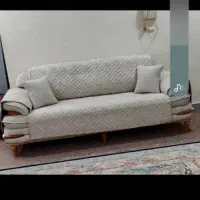 کاور مبل طلقی ژله ای شفاف و پارچه ای کل اهواز