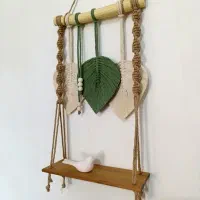 انواع دیوار کوب مکرومه.شلف.کوسن.پرده.چشم نظر