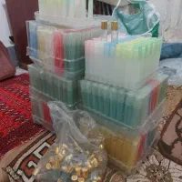 ظرف عطر شیشه ای و غلطکی