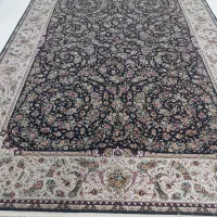 ۲تخته فرش۹متری۱۲۰۰شانه۳۶۰۰تراکم گل فرنگ دستباف نما
