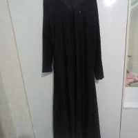 مانتو مشکی کار شده بلند