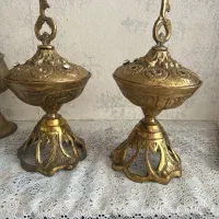 قندان برنز 2عدد مرغابی