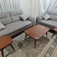نیم ست مبل پنج نفره با جلو مبلی