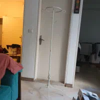 جالباسی ایستاده فلزی،میزفلزی با رویه چوبی رنگ سفید