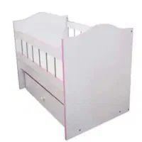تخت گهواره ای کودک به همراه تشک ابری سالم