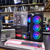 کیس گیمینگ نسل ۱۴  h610 asus + rx580 8G درحدنو