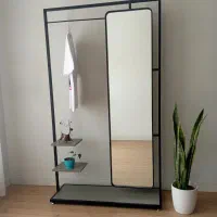 رگال جالباسی استند آینه قدی