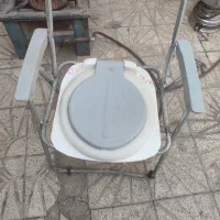 توالت فرنگی دسته دار  تاشو