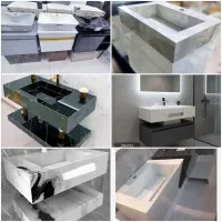 روشویی سرامیک کابینتی سنگی کد ۵۵