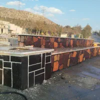 سنگ کاری مالون آجر بلوک