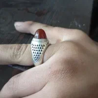 نقره عقیق دست ساز گرمی ۳۵۰