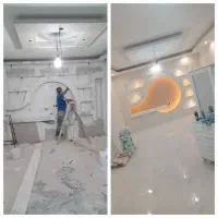 کار نقاشی ساختمان پتینه کاری و مولتی کالر