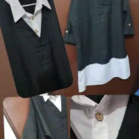 مانتو یقه سفید