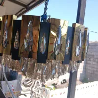 لوستر|لوستر و چراغ آویز|رشت, تازه آباد|دیوار