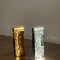 فندک دانهیل اصلی نقره مدل گنبدی