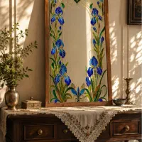 آینه ی ویترای گل زنبق