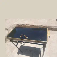 منقل سرپایی درب دار و جا سیخی