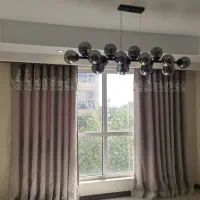 پرده پذیرایی و اتاق ۴ تکه با چوب پرده ها