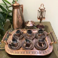 سرویس چای خوری/استیل آلمانی اصل/هخامنشی درحدنو