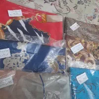 روسری نخی ساتن ابریشم وشال آکبند ودرحدنو