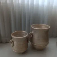 ۲تا گلدان پتینه
