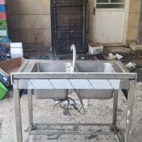 سینگ ظرفشویی دوقلو صنعتی