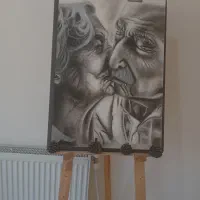 سفارش چهره سیاه قلم