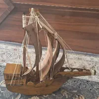 کشتی دکوری تمام چوب