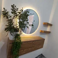 آئینه بک لایت فرم دلخواه سفارشی