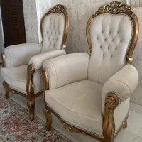 مبل چوب طرح سلطنتی درحد نو