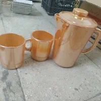 پارچ لیوان مکزیکی با ۶ عدد لیوان