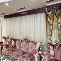 پرده پذیرایی ابعاد(عرض ۴ و ارتفاع ۲/۶۰)